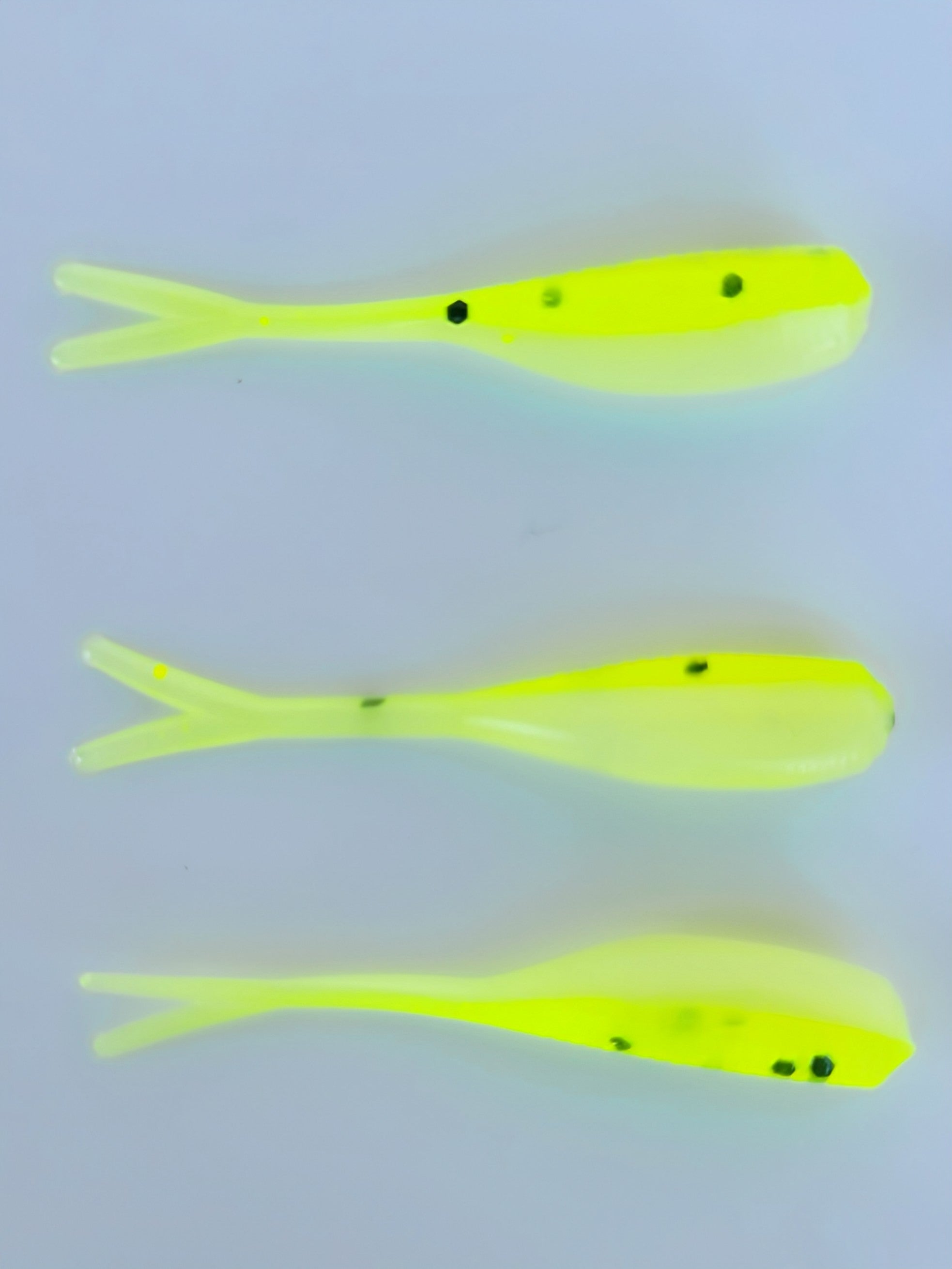 Thug Crushers - Chartreuse N White – Fish Thug Baits