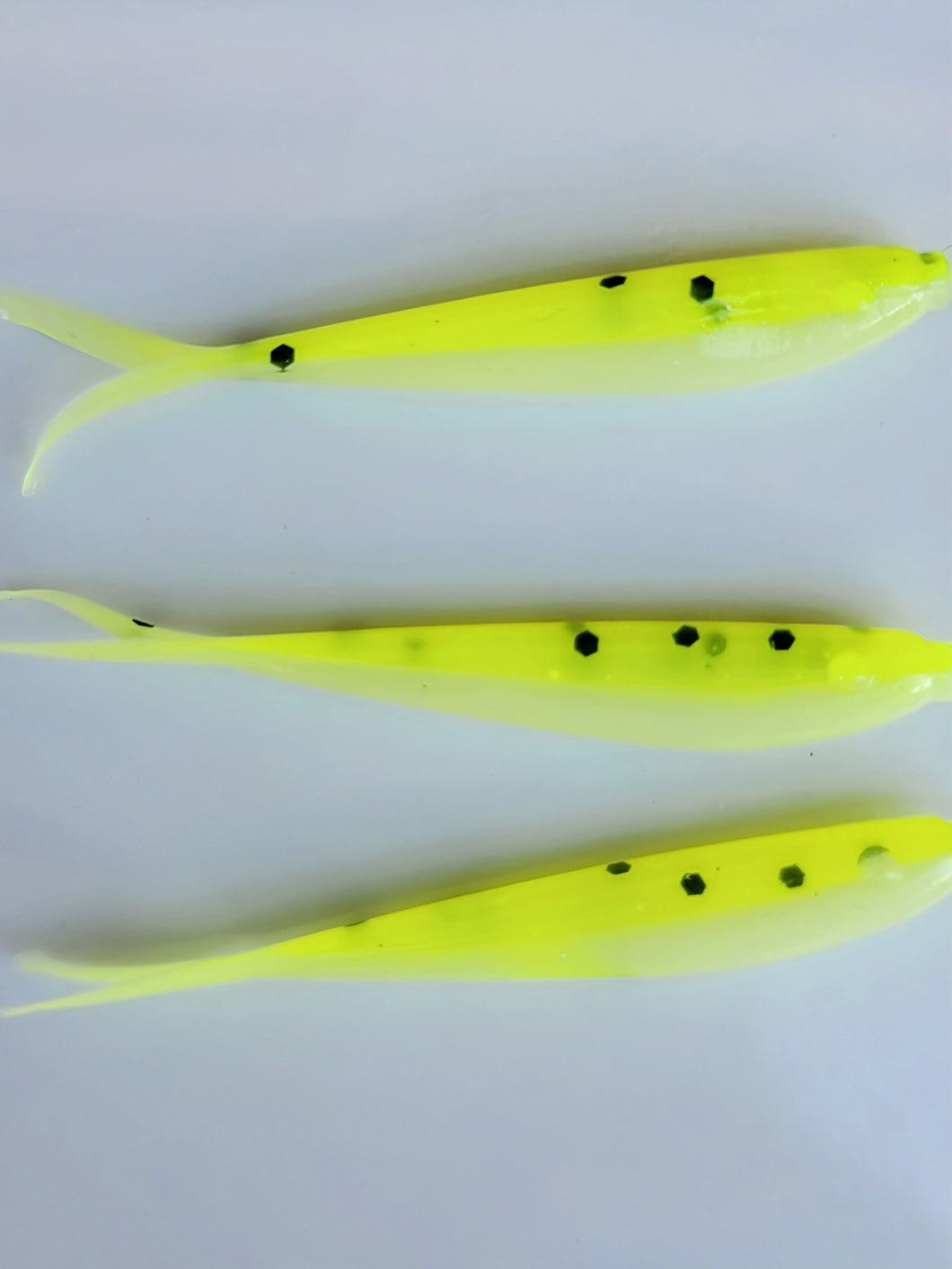 Minnows-Chartreuse N White 1.5