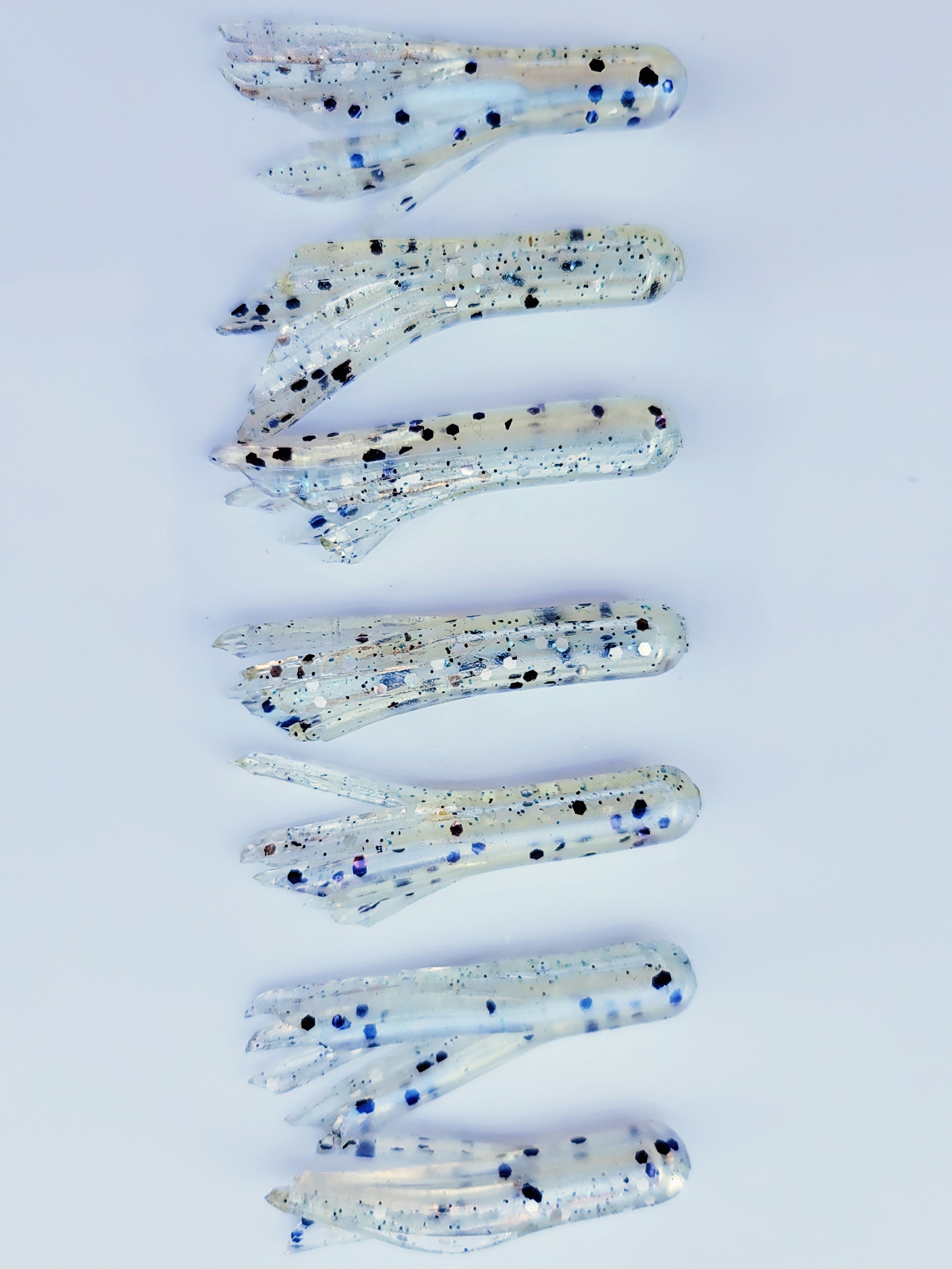 Tubes - Clear Blue Pearl – Fish Thug Baits